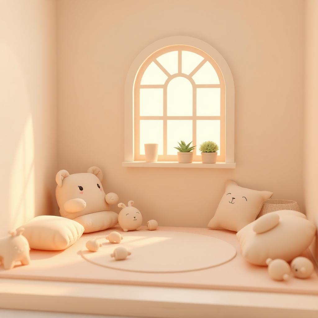 Cosy daycare rest and play area